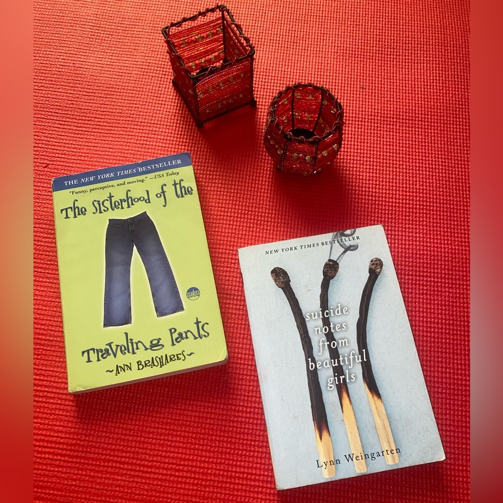 The Sisterhood of the Traveling Pants & Suicide Notes from Beautiful Girls Books